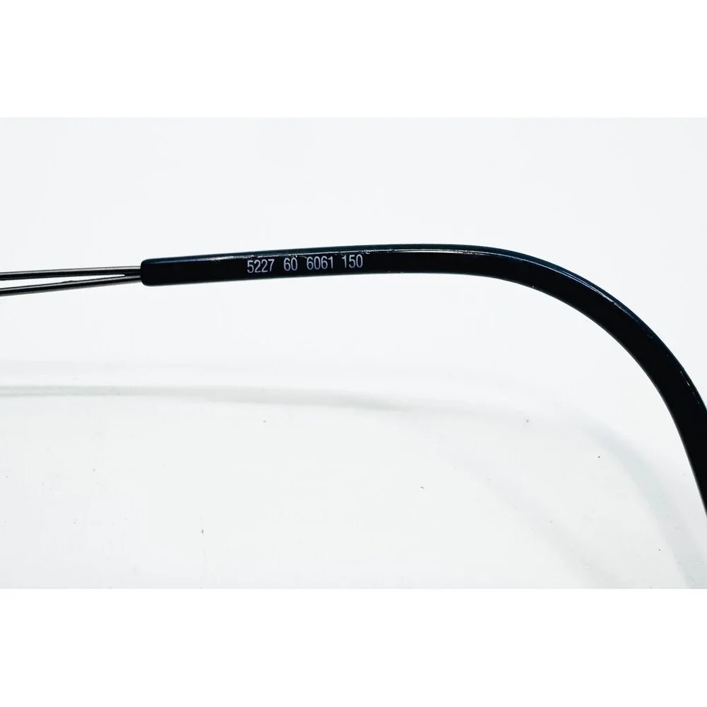 Silhouette Eyeglasses Mens Black Rimless Titan Dynamics 5227 6061 150